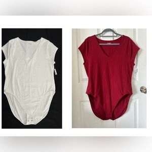 New old navy plus size xxl bodysuits $25 for both